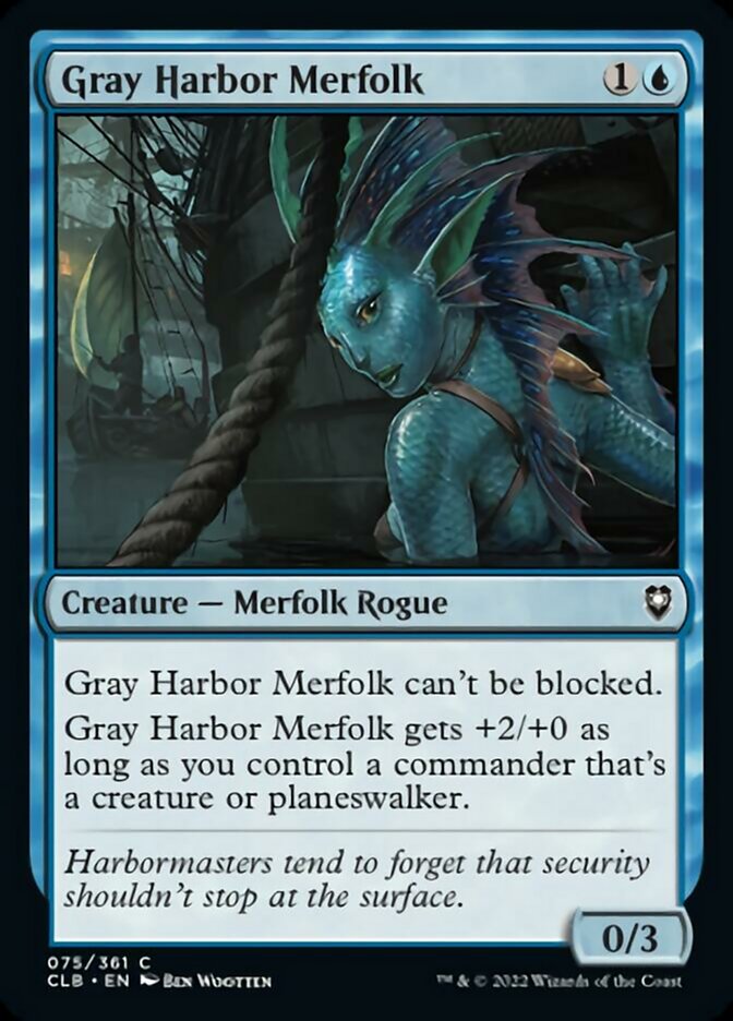 Gray Harbor Merfolk [Commander Legends: Battle for Baldur's Gate] | Shuffle n Cut Hobbies & Games