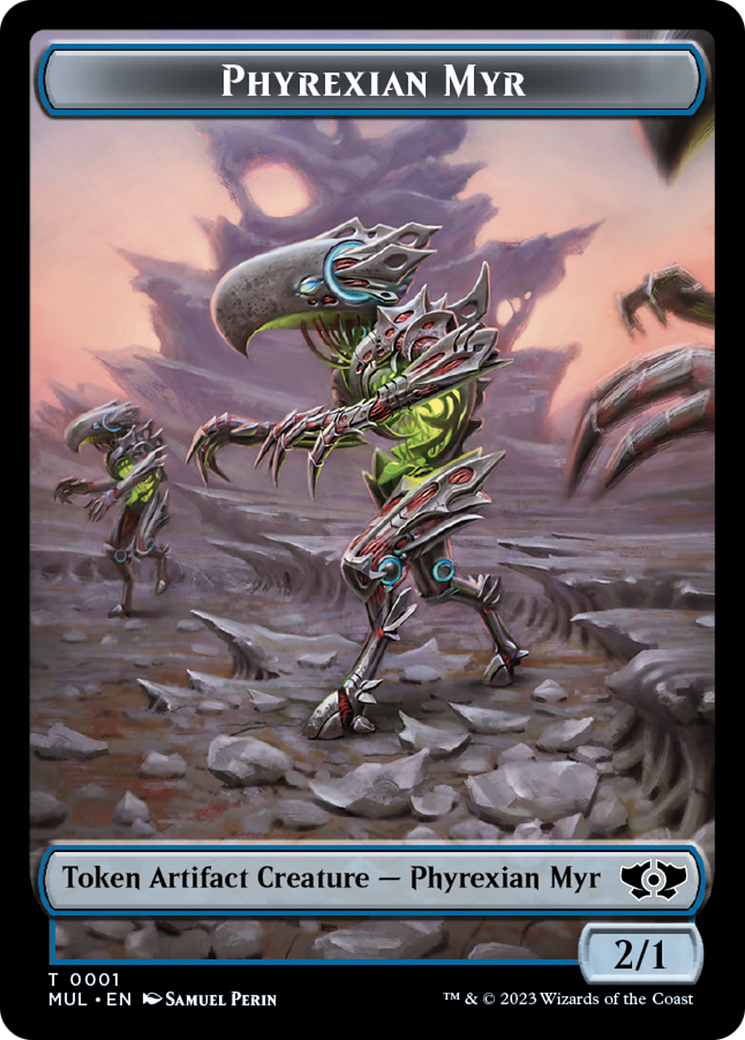 Phyrexian Myr Token [Multiverse Legends Tokens] | Shuffle n Cut Hobbies & Games