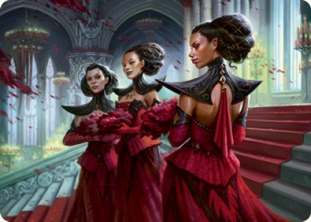 Olivia's Attendants Art Card [Innistrad: Crimson Vow Art Series] | Shuffle n Cut Hobbies & Games