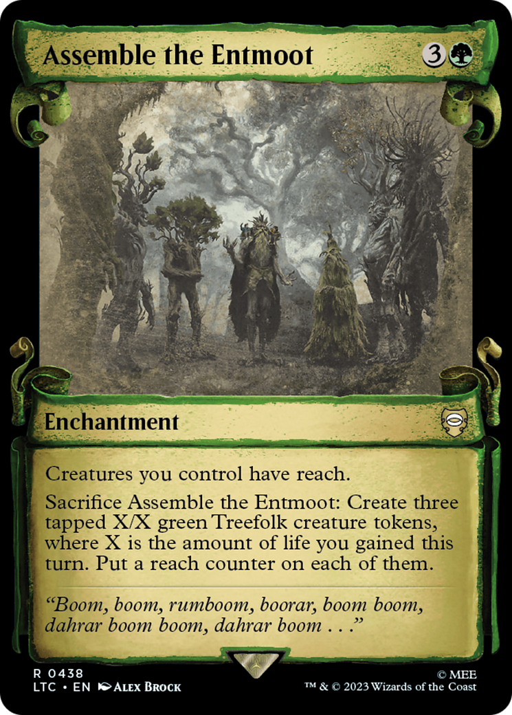 Assemble the Entmoot [The Lord of the Rings: Tales of Middle-Earth Commander Showcase Scrolls] | Shuffle n Cut Hobbies & Games