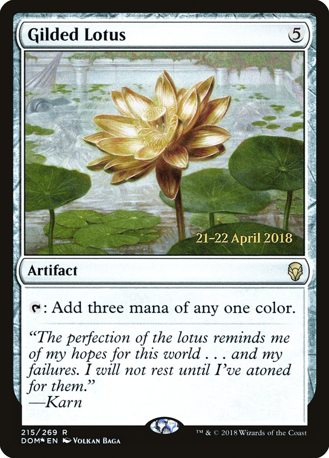 Gilded Lotus [Dominaria Prerelease Promos] | Shuffle n Cut Hobbies & Games