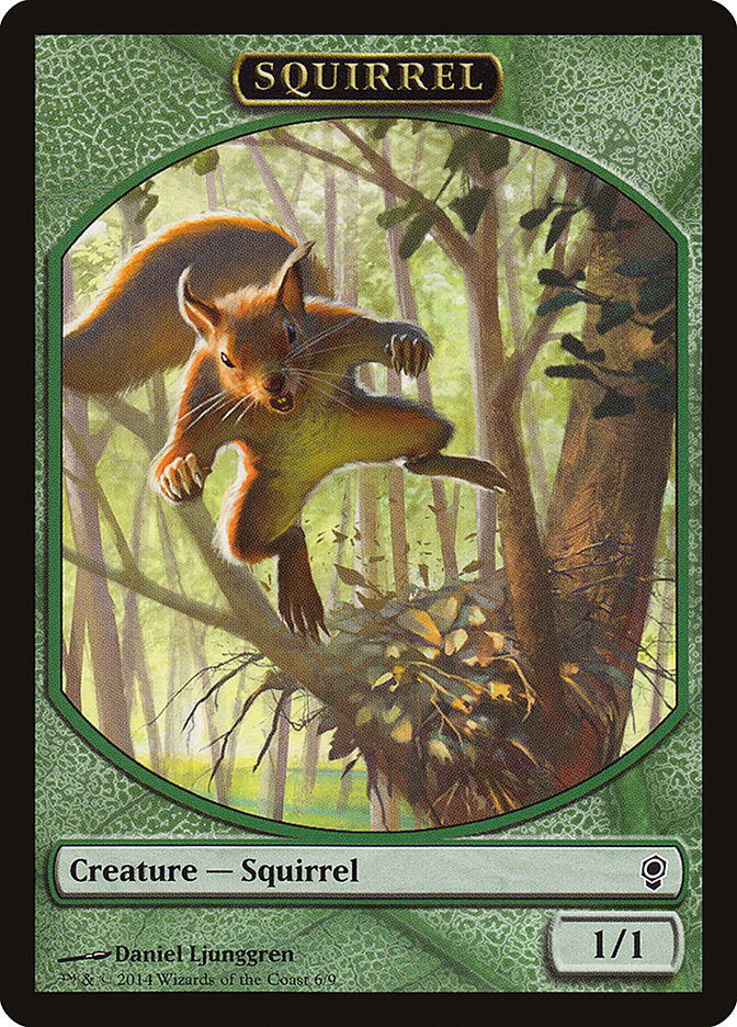 Squirrel Token [Conspiracy Tokens] | Shuffle n Cut Hobbies & Games