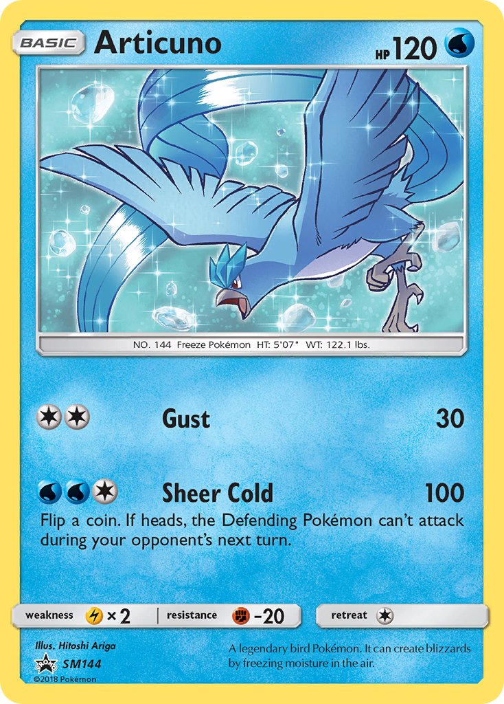 Articuno (SM144) [Sun & Moon: Black Star Promos] | Shuffle n Cut Hobbies & Games