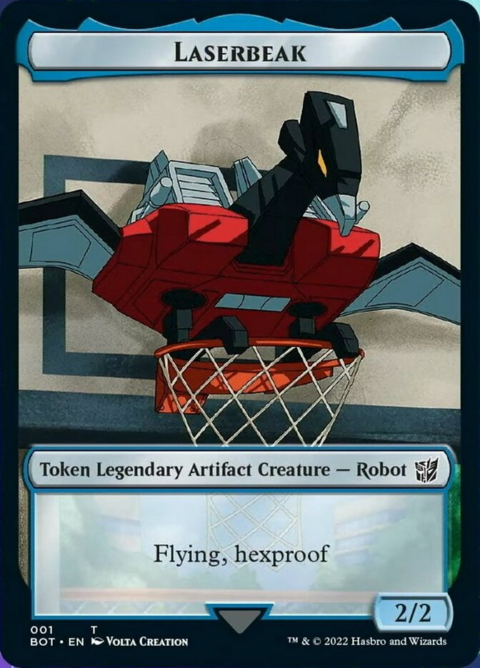 Laserbeak [Transformers Tokens] | Shuffle n Cut Hobbies & Games