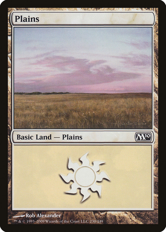 Plains (230) [Magic 2010] | Shuffle n Cut Hobbies & Games