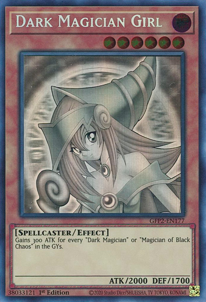 Dark Magician Girl [GFP2-EN177] Ghost Rare | Shuffle n Cut Hobbies & Games