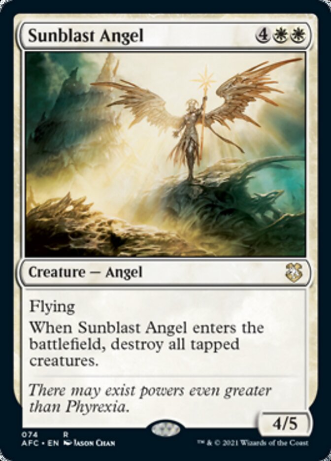 Sunblast Angel [Dungeons & Dragons: Adventures in the Forgotten Realms Commander] | Shuffle n Cut Hobbies & Games