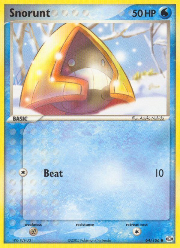 Snorunt (64/106) [EX: Emerald] | Shuffle n Cut Hobbies & Games