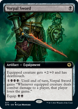 Vorpal Sword (Extended Art) [Dungeons & Dragons: Adventures in the Forgotten Realms] | Shuffle n Cut Hobbies & Games