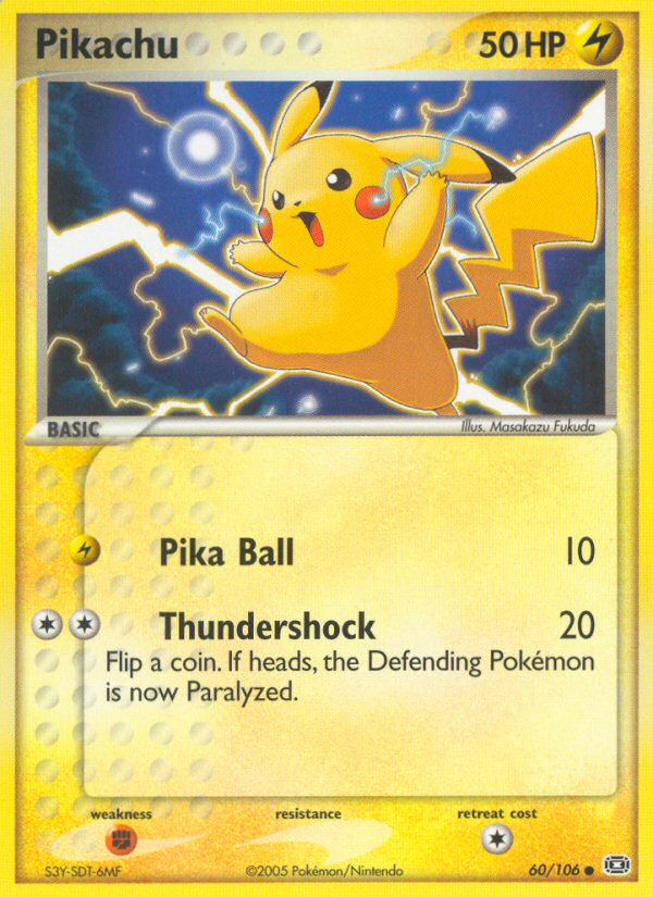 Pikachu (60/106) [EX: Emerald] | Shuffle n Cut Hobbies & Games