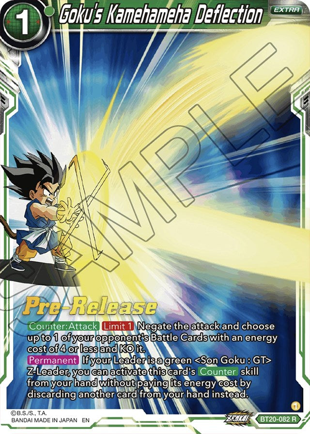 Goku's Kamehameha Deflection (BT20-082) [Power Absorbed Prerelease Promos] | Shuffle n Cut Hobbies & Games