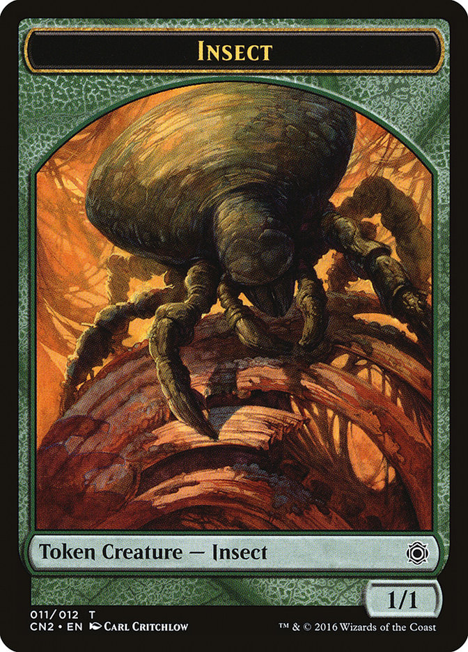 Insect Token [Conspiracy: Take the Crown Tokens] | Shuffle n Cut Hobbies & Games