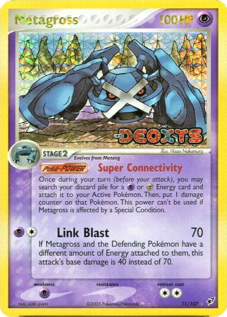 Metagross (11/107) (Stamped) [EX: Deoxys] | Shuffle n Cut Hobbies & Games