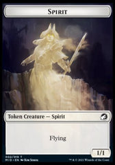 Spirit // Bird Double-Sided Token [Innistrad: Midnight Hunt Tokens] | Shuffle n Cut Hobbies & Games