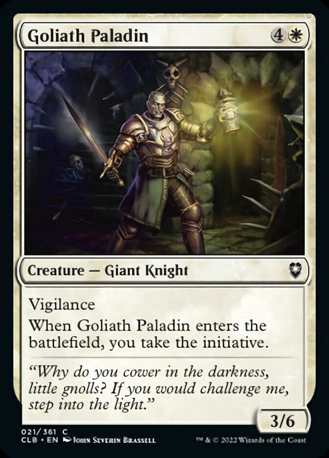 Goliath Paladin [Commander Legends: Battle for Baldur's Gate] | Shuffle n Cut Hobbies & Games