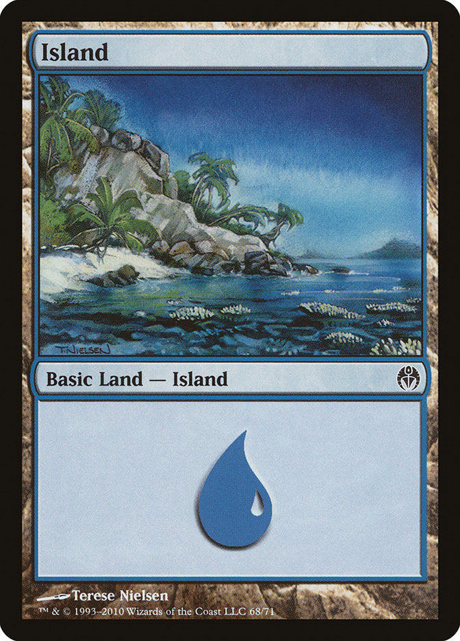 Island (68) [Duel Decks: Phyrexia vs. the Coalition] | Shuffle n Cut Hobbies & Games