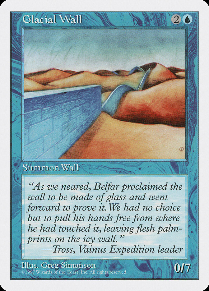 Glacial Wall [Fifth Edition] | Shuffle n Cut Hobbies & Games