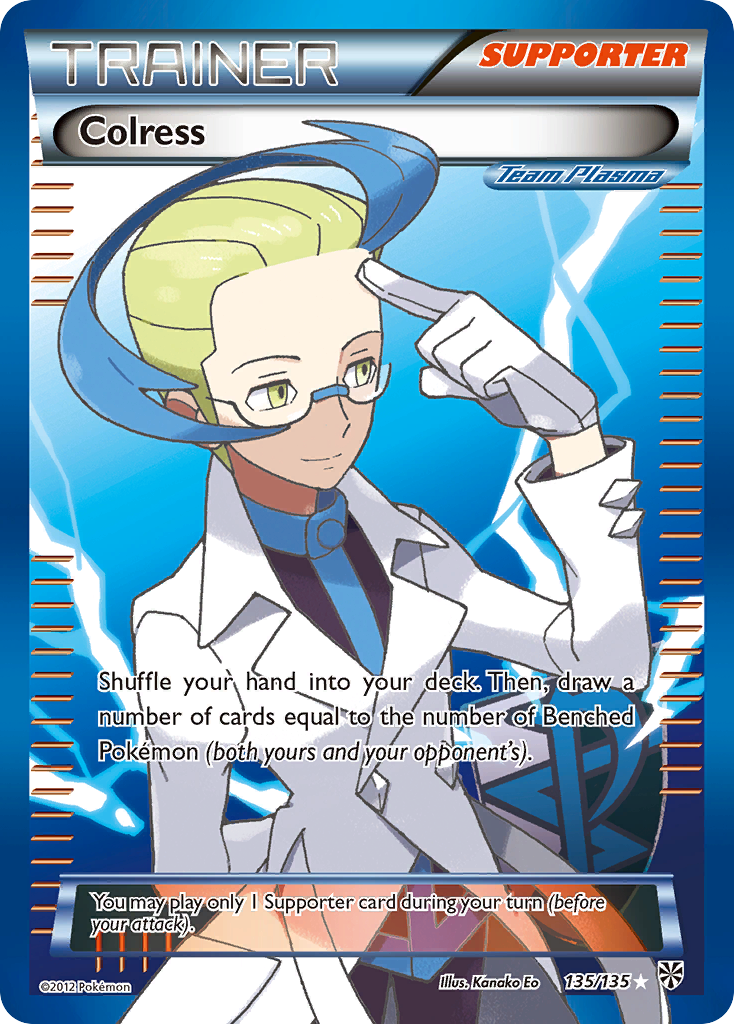 Colress (135/135) [Black & White: Plasma Storm] | Shuffle n Cut Hobbies & Games