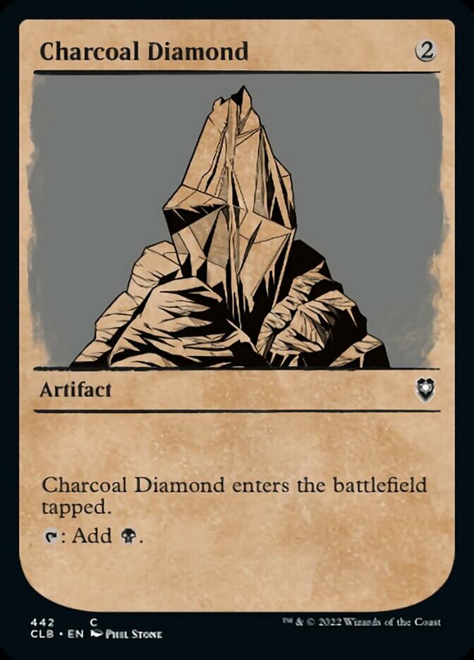 Charcoal Diamond (Showcase) [Commander Legends: Battle for Baldur's Gate] | Shuffle n Cut Hobbies & Games