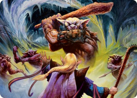 Den of the Bugbear (Dungeon Module) Art Card [Dungeons & Dragons: Adventures in the Forgotten Realms Art Series] | Shuffle n Cut Hobbies & Games