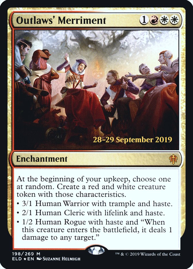 Outlaws' Merriment [Throne of Eldraine Prerelease Promos] | Shuffle n Cut Hobbies & Games