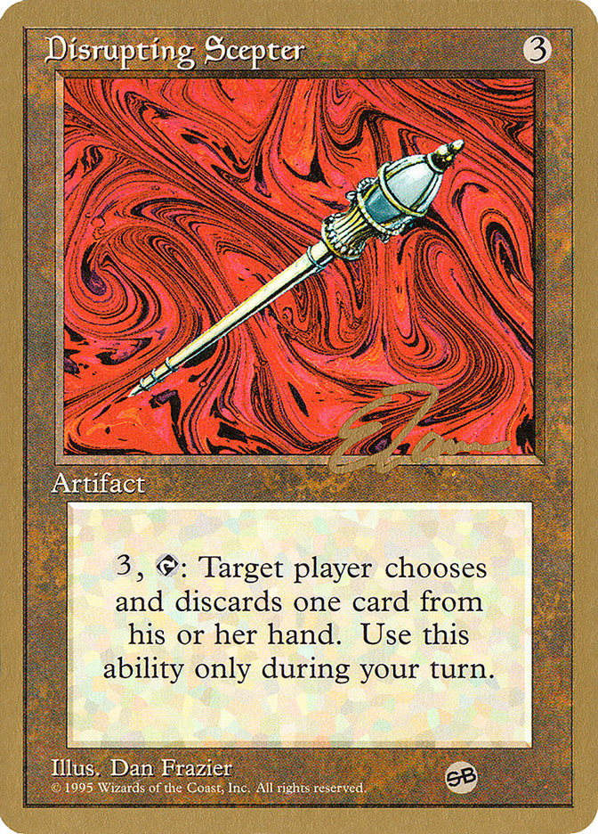 Disrupting Scepter (Eric Tam) (SB) [Pro Tour Collector Set] | Shuffle n Cut Hobbies & Games