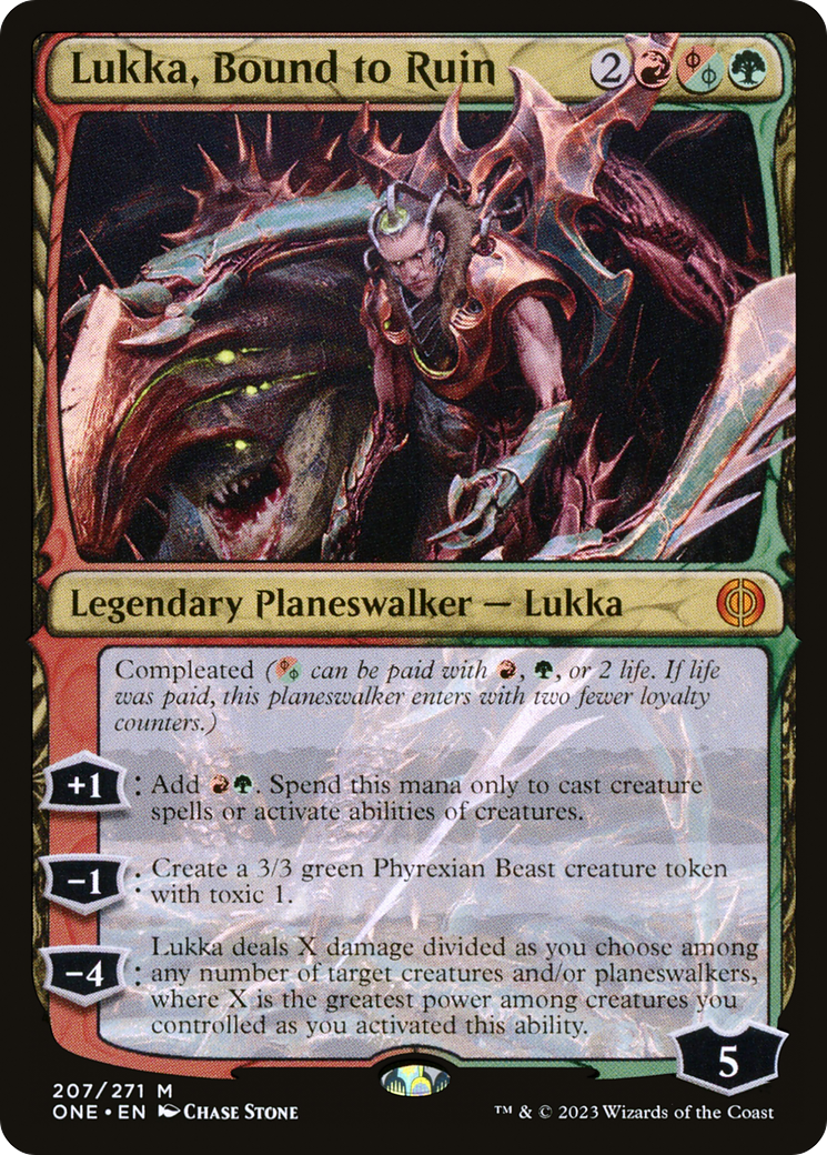 Lukka, Bound to Ruin [Phyrexia: All Will Be One] | Shuffle n Cut Hobbies & Games