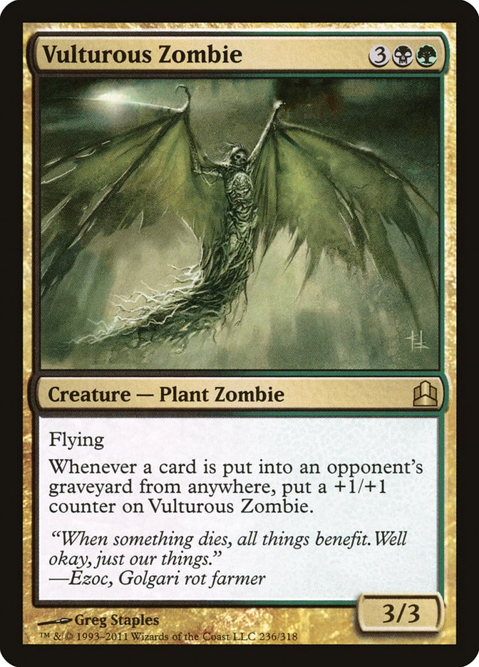 Vulturous Zombie [Commander 2011] | Shuffle n Cut Hobbies & Games