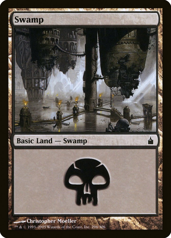 Swamp (296) [Ravnica: City of Guilds] | Shuffle n Cut Hobbies & Games