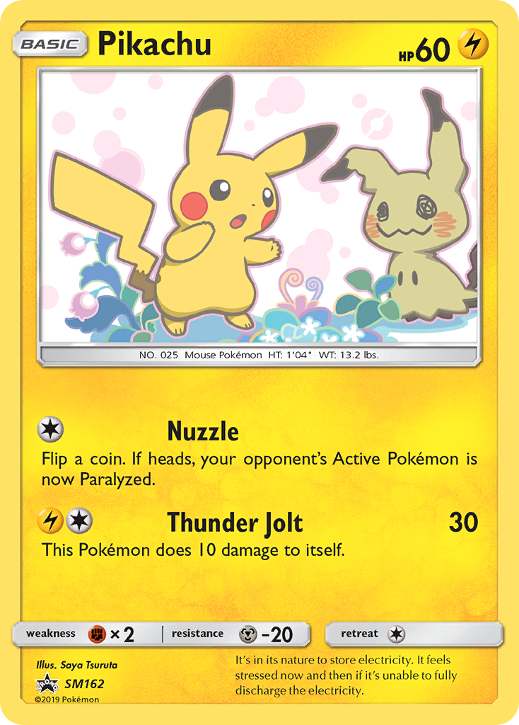 Pikachu (SM162) [Sun & Moon: Black Star Promos] | Shuffle n Cut Hobbies & Games