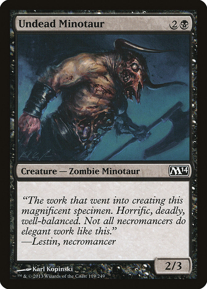 Undead Minotaur [Magic 2014] | Shuffle n Cut Hobbies & Games