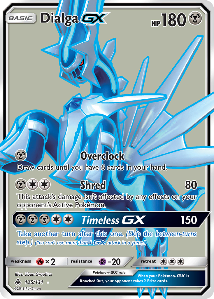 Dialga GX (125/131) [Sun & Moon: Forbidden Light] | Shuffle n Cut Hobbies & Games