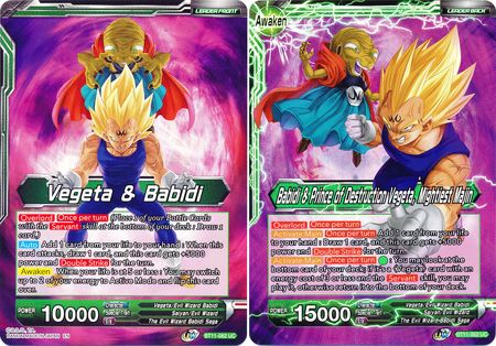 Vegeta & Babidi // Babidi & Prince of Destruction Vegeta, Mightiest Majin [BT11-062] | Shuffle n Cut Hobbies & Games