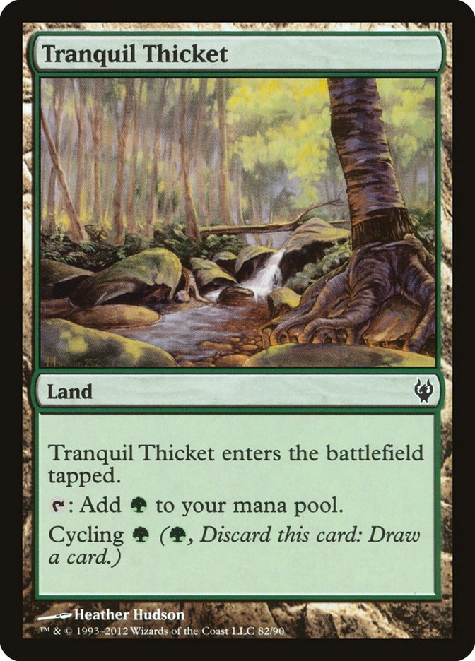 Tranquil Thicket [Duel Decks: Izzet vs. Golgari] | Shuffle n Cut Hobbies & Games