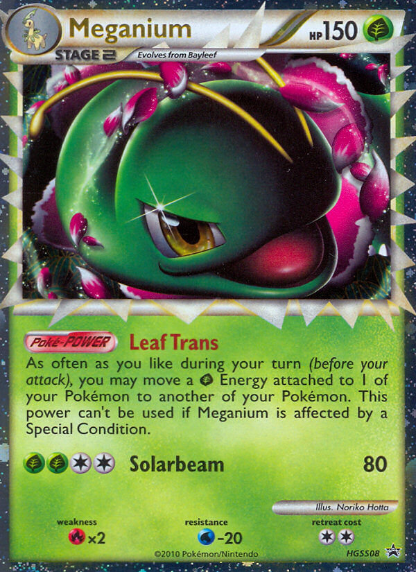 Meganium (HGSS08) [HeartGold & SoulSilver: Black Star Promos] | Shuffle n Cut Hobbies & Games