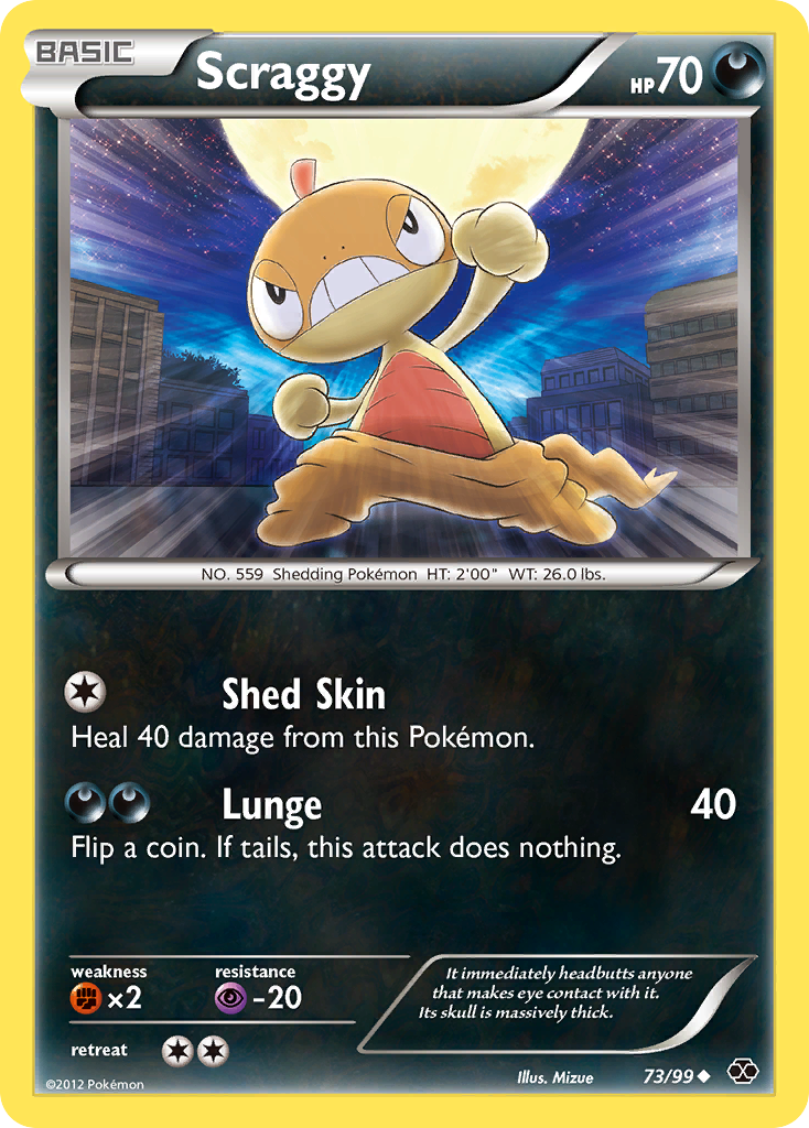 Scraggy (73/99) [Black & White: Next Destinies] | Shuffle n Cut Hobbies & Games