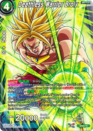 Deathless Warrior Broly [EX03-16] | Shuffle n Cut Hobbies & Games