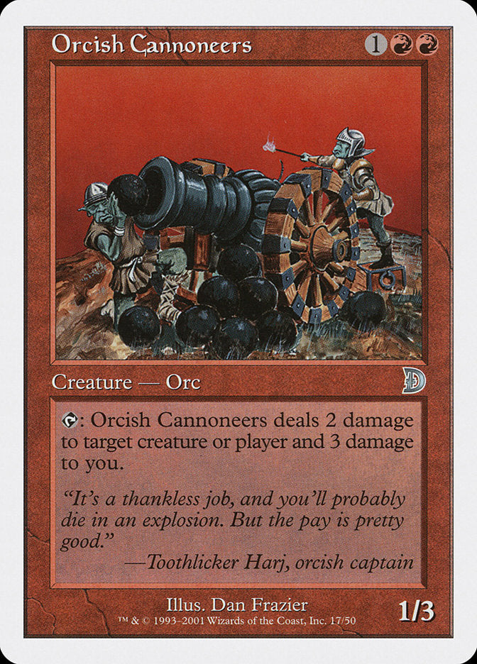 Orcish Cannoneers [Deckmasters] | Shuffle n Cut Hobbies & Games