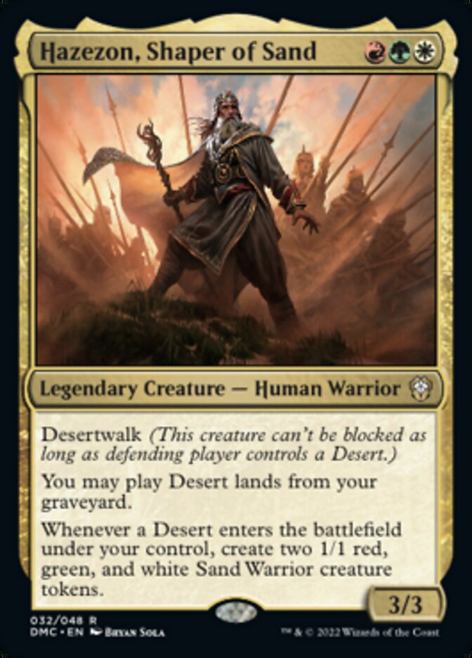 Hazezon, Shaper of Sand [Dominaria United Commander] | Shuffle n Cut Hobbies & Games