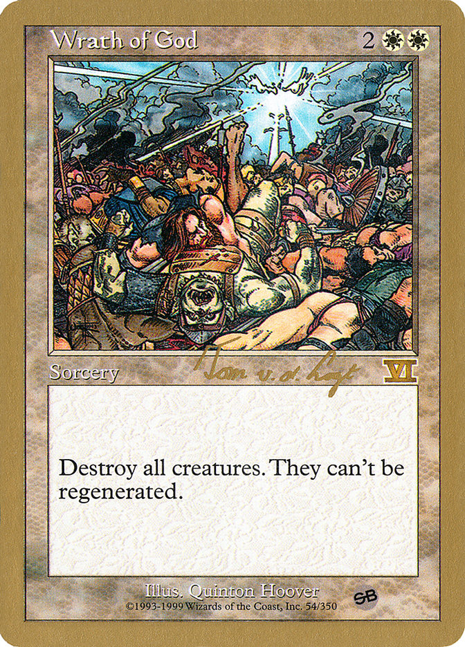 Wrath of God (Tom van de Logt) (SB) [World Championship Decks 2000] | Shuffle n Cut Hobbies & Games