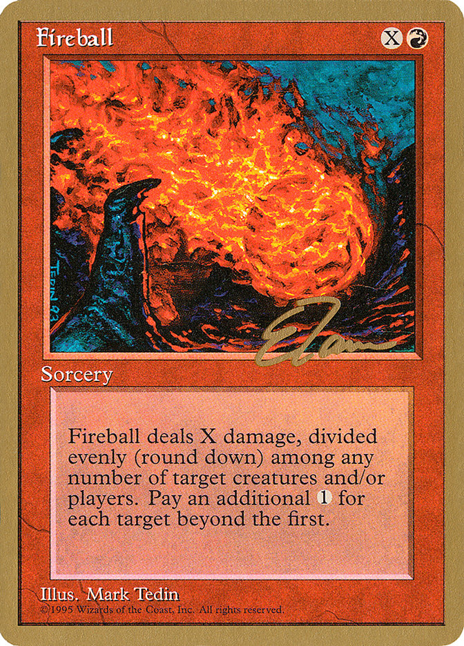 Fireball (Eric Tam) [Pro Tour Collector Set] | Shuffle n Cut Hobbies & Games