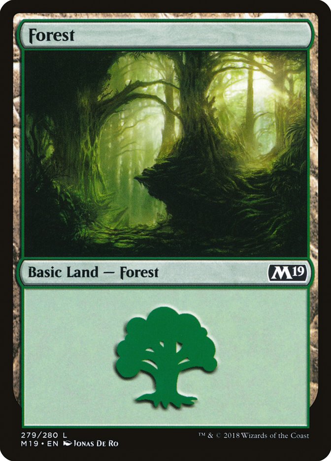 Forest (279) [Core Set 2019] | Shuffle n Cut Hobbies & Games