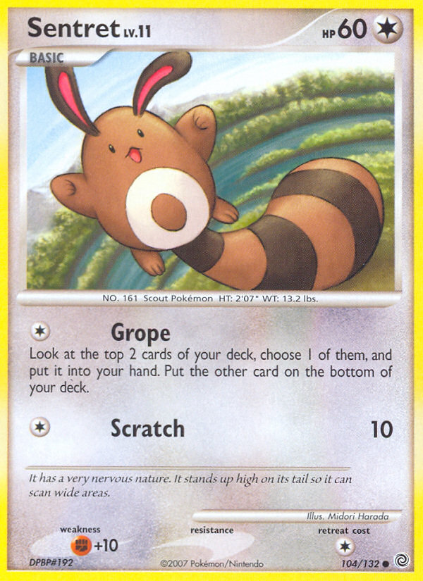 Sentret (104/132) [Diamond & Pearl: Secret Wonders] | Shuffle n Cut Hobbies & Games