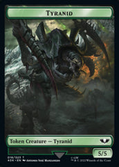 Tyranid (017) // Tyranid (018) Double-Sided Token (Surge Foil) [Warhammer 40,000 Tokens] | Shuffle n Cut Hobbies & Games