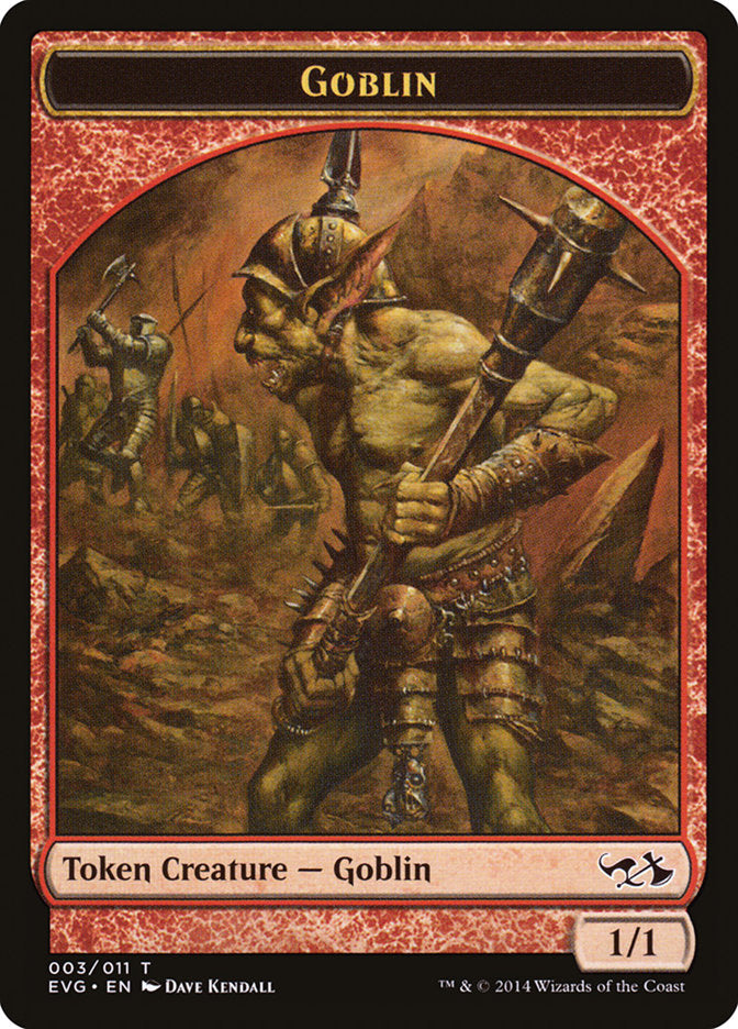 Goblin Token (Elves vs. Goblins) [Duel Decks Anthology Tokens] | Shuffle n Cut Hobbies & Games