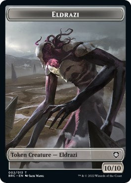 Servo // Eldrazi Double-Sided Token [The Brothers' War Commander Tokens] | Shuffle n Cut Hobbies & Games