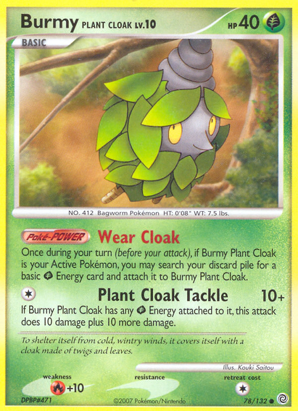 Burmy Plant Cloak (78/132) [Diamond & Pearl: Secret Wonders] | Shuffle n Cut Hobbies & Games