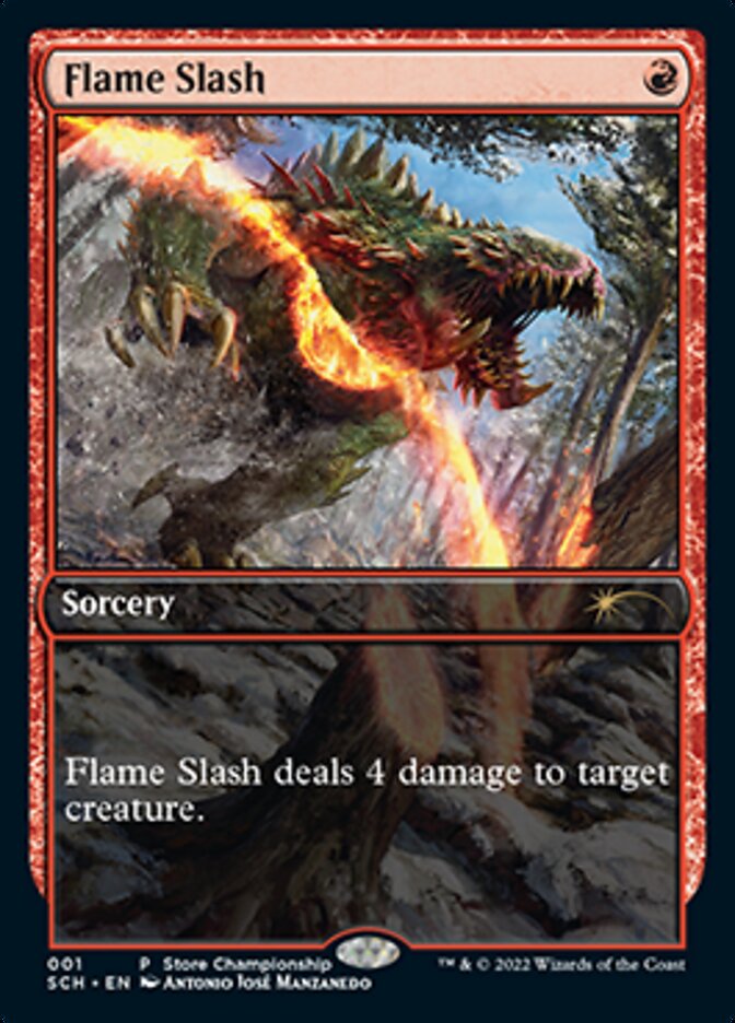 Flame Slash (Extended Art) [Store Championships 2022] | Shuffle n Cut Hobbies & Games