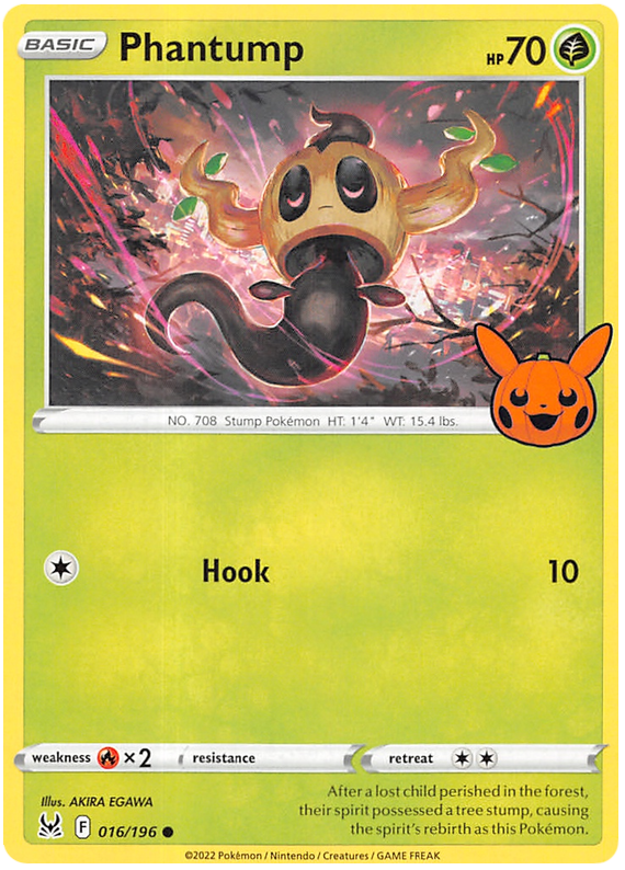 Phantump (016/196) [Trick or Trade 2023] | Shuffle n Cut Hobbies & Games