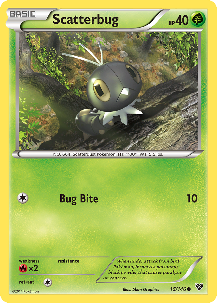 Scatterbug (15/146) [XY: Base Set] | Shuffle n Cut Hobbies & Games